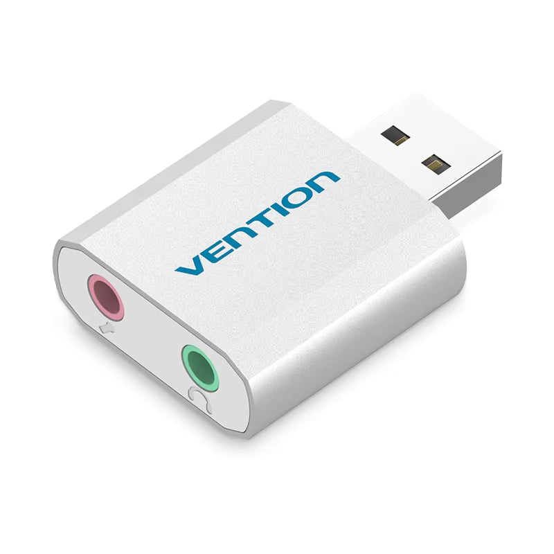 USB Sound Card USB Audio Interface External 3.5Mm Microphone Audio Adapter Sound Card for Laptop PS4 Headset Sound Card