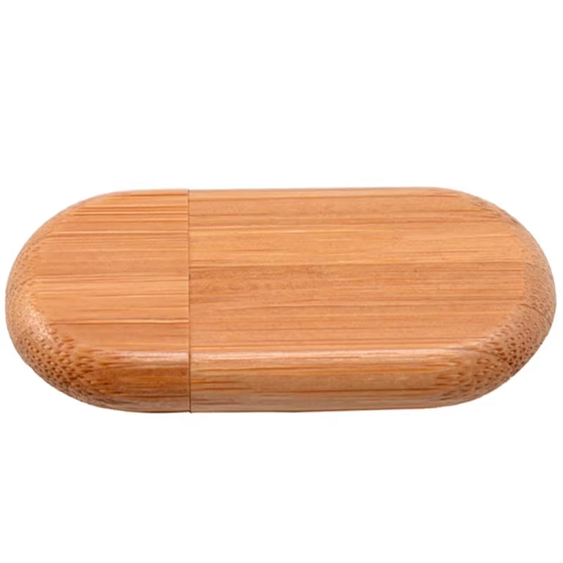 1PCS Free LOGO Wooden + Box USB 2.0 Pen Drive 4GB 16GB 32GB 64GB Flash Drive Memory Stick Wedding Photography Gift U Disk
