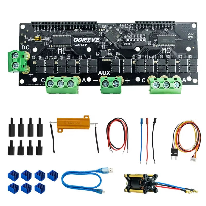 Odrive3.6 Motor Double FOC BLDC High Power Optimized Motor Control Board