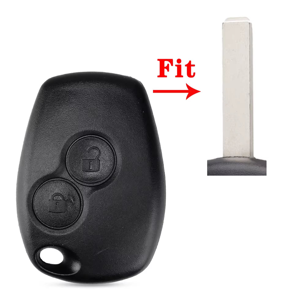 without Blade 2 Buttons Car Key Shell Remote Fob Cover Case for Renault Dacia Modus Clio 3 Twingo Kangoo 2