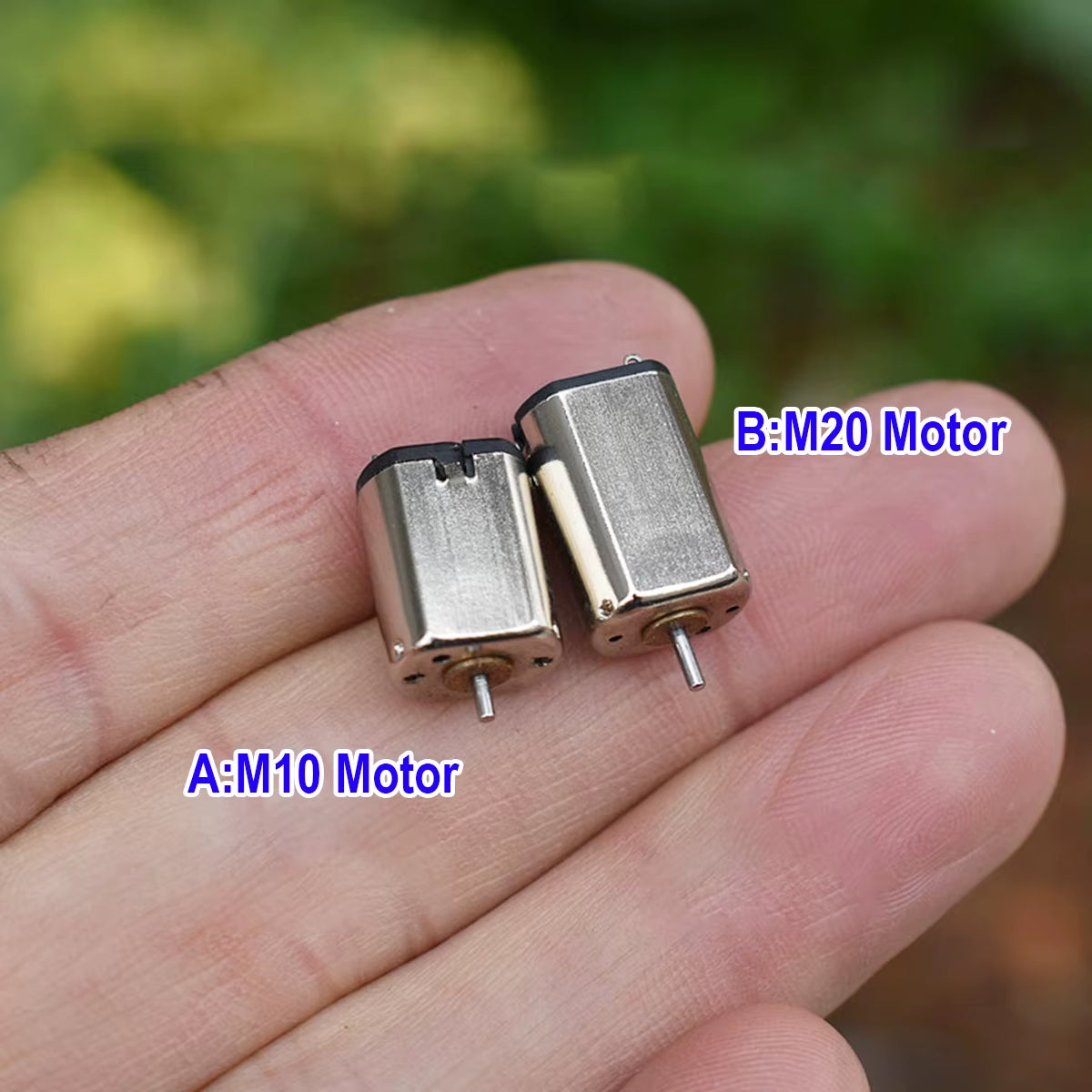 5PCS Mini M10 M20 Electric Motor DC 3V-5V 21000RPM High-Speed Model Airplane Small Electric Machine for Toy Model Accessories