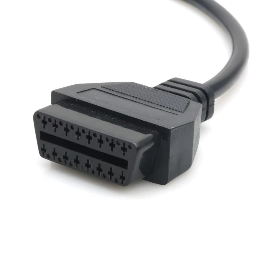 17 Pin to 16 Pin Cable OBDII OBD2 Cable Diagnostic Adapter Connector for Mazda