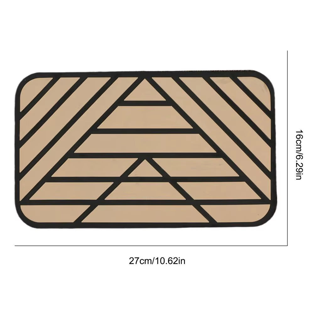 Car Main Driver Heel Pad Auto Brake Foot Pedal Floor Mat Anti-Slip Wear-Resistant PVC Footrest Plate Heel Pad for Car Driving