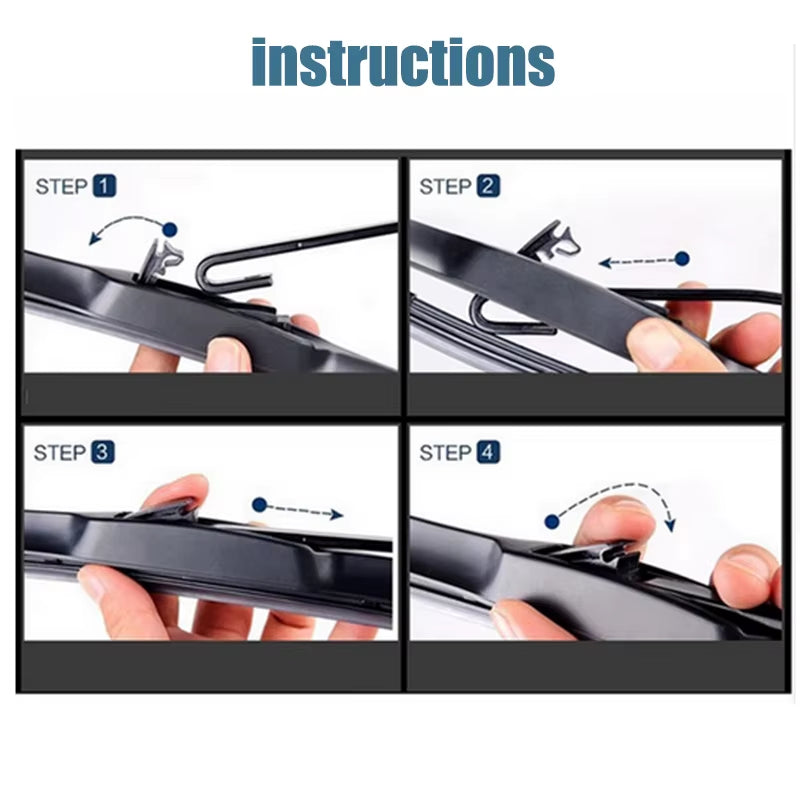 Erick'S Wiper Front & Rear Wiper Blades Set for Ssangyong New Actyon Korando C 10 - 19 Windshield Windscreen Window 24"16"14"