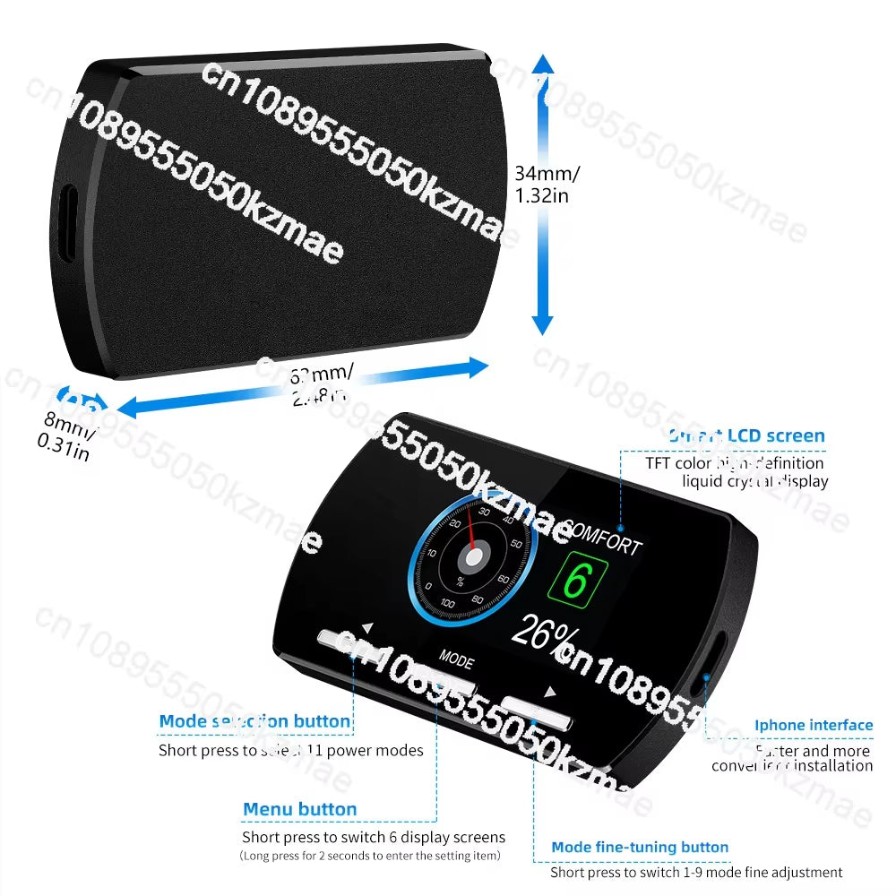 Forwiiyii 2024 Newest Auto 14 Drive Modes Car Speed up Accelerator F2 save Fuel Consumption Electronic Boost Throttle Controller