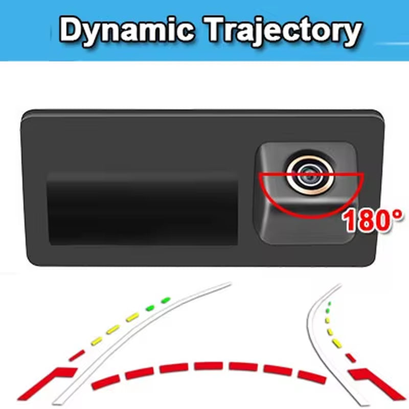 180° AHD 1080P Car Trunk Handle Rear View Camera for Audi A3 A4 A5 S5 Q3 Q5 for VW Golf Passat Tiguan Jetta Sharan Touareg B6 B7