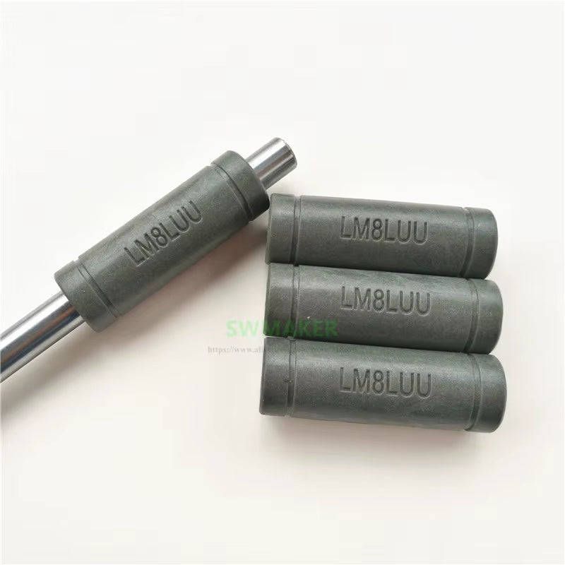 1Pc Solid Polymer LM8LUU Linear Bearings Bushing LM8LUU 8MM 8*15*45 Mm Prusa for Mendel DIY CNC Motion