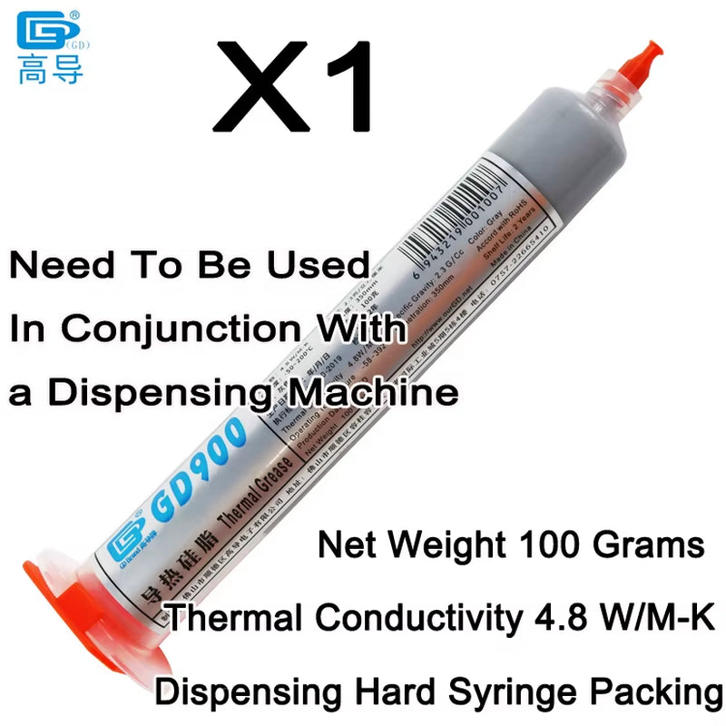 Net Weight 0.5/30/100/150 Grams 900 Thermal Conductive Grease Paste Plaster Heat Sink Compound for CPU GPU MB CN ST HT