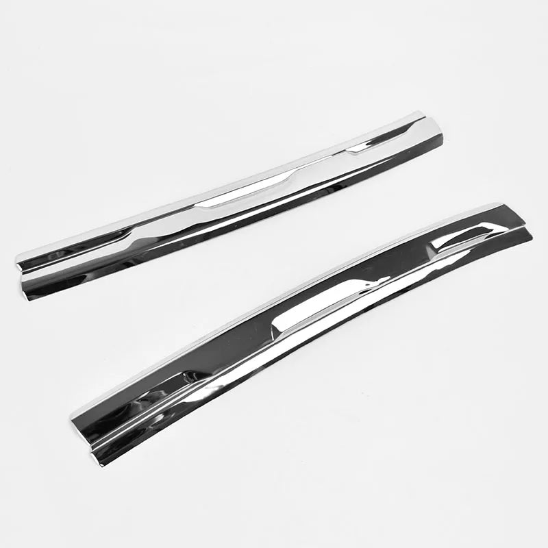 2Pcs Front Hood Grille Grill Mesh Sticker Lid Refit Molding Style Garnish for VW TIGUAN Mk2 Europe Version 2016 2017 2018 2021