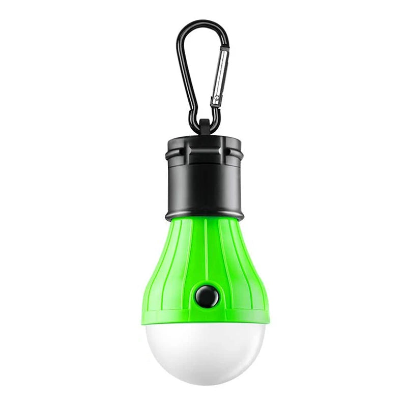 Portable Camping Light Mini LED Bulb Emergency Lamp 3 Lighting Modes Outdoor Night Work Lights Tent Hanging Lamp with Hooks