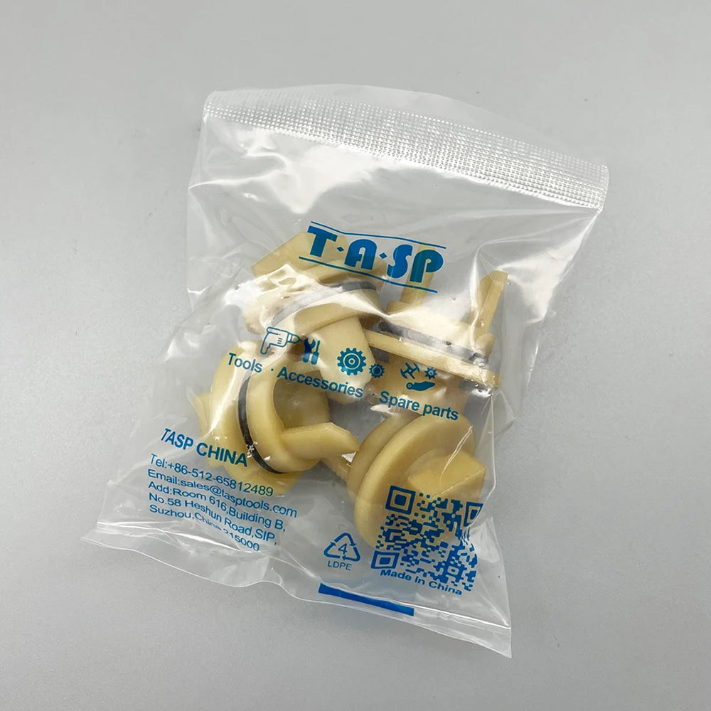 4Pcs Meat Grinder Pinion Parts Mincer Plastic Gear Screw Auger Bushing Coupling Sleeve 418076 for Bosch MFW1501 1545 1550 MUM4 5