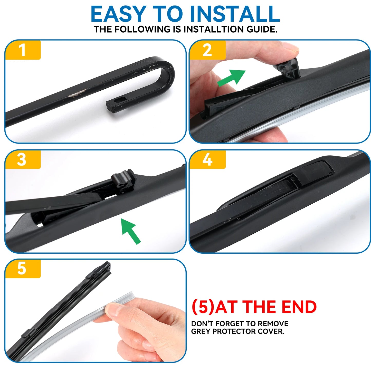 Erick'S Wiper 3Pcs Front Wiper Blades Set for Toyota FJ Cruiser 2006 - 2023 Windshield Windscreen Window Rain Brushes 14"16"14"
