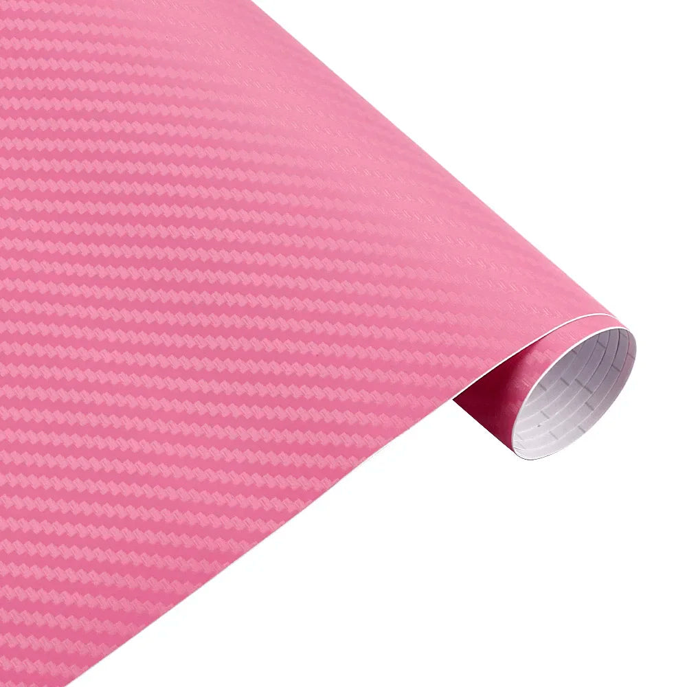 30Cmx127Cm 3D Carbon Fiber Vinyl Car Wrap Sheet Roll Film Car Stickers and Decal Motorcycle Auto Styling Accessories Automobiles