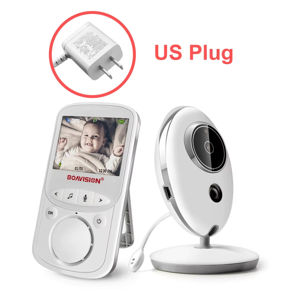 Wireless LCD Audio Video Baby Monitor VB605 Radio Nanny Music Intercom IR 24H Portable Baby Camera Baby Walkie Talkie Babysitter
