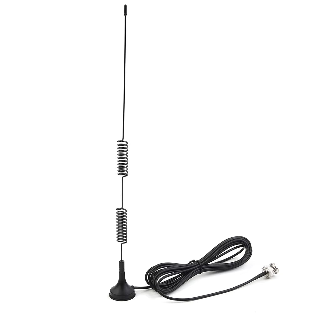 1X Antenna VHF UHF Ham Radio Antenna Amateur Radio Mobile Radio Scanner Antenna BNC Car Electronic Radio Wireless Antenna