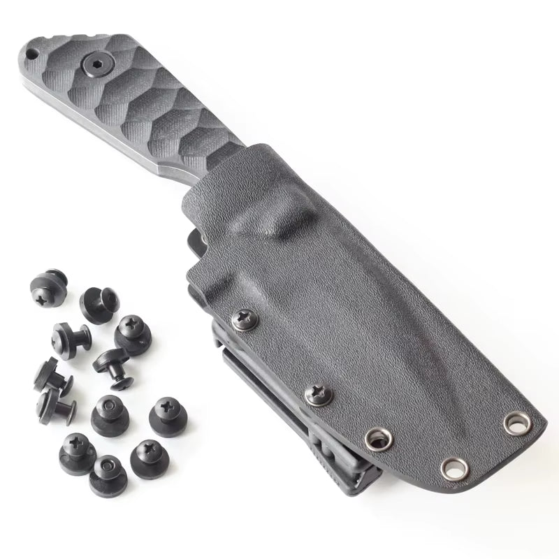 100Pcs Belt Attachments Clips Screw Set Chicago Screw Comes with Washer for DIY Kydex Sheath Holster Hand Tool Parts