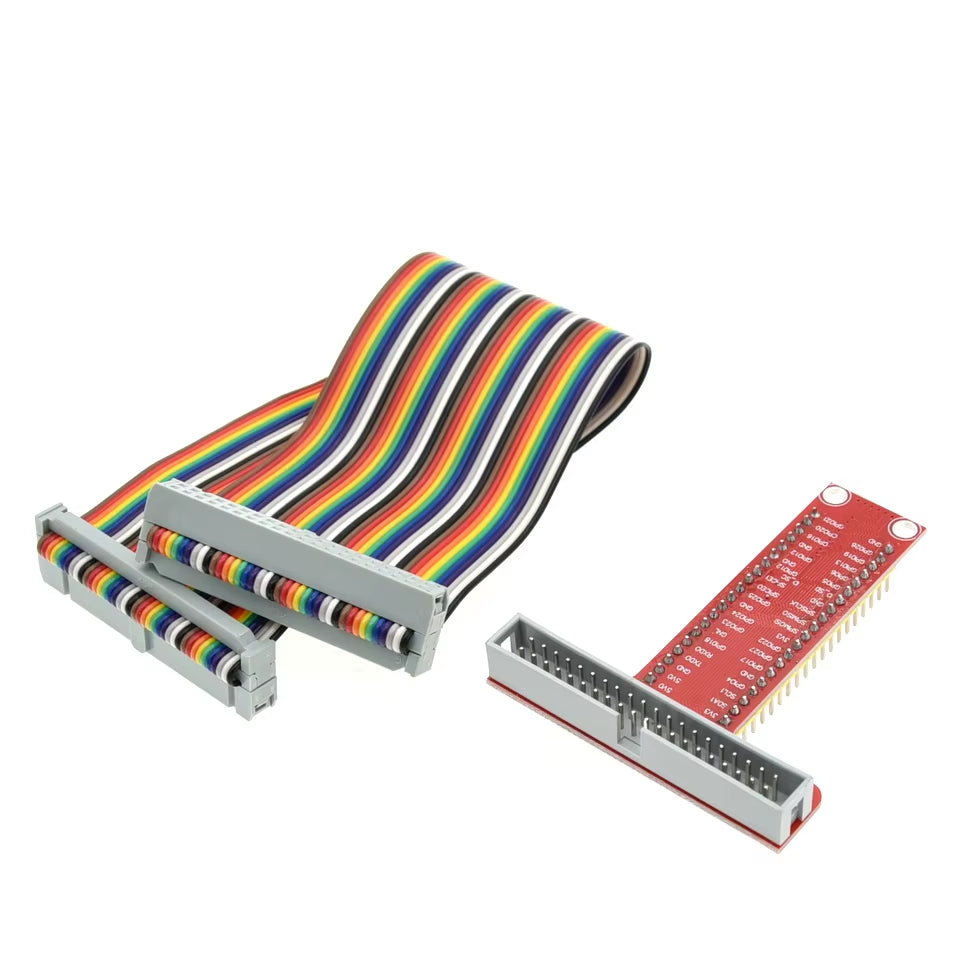 Accessories T Type GPIO Expansion Board 40P Cable for Raspberry Pi 3B+/4B