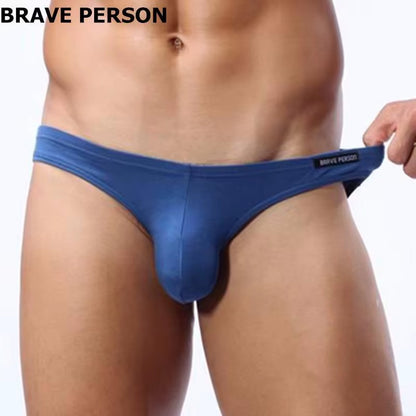 Mens Sexy Modal Underwear Briefs Men Low Rise U Convex Pouch Brief Underwear Men Stretch Breathable Briefs