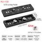 Universal Aluminum Alloy Quick Release Plate Tripod Mount Adapter with 1/4 Screw for Benro Arca Swiss Ball Head and Camera