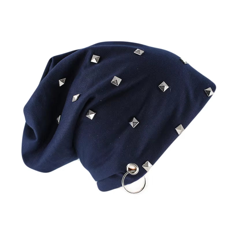 New Fashion Men Women Unisex Casual Hat with Skull Hoop Brand Hats Winter Warm Beanies Skullies Thick Adult Hip Hop Bonnet
