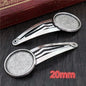 14 16Mm 18Mm 20Mm round Oval 18X25Mm Antique Silver Plated Bronze Copper Material Hairpin Hair Clips Base Setting Cabochon Cameo