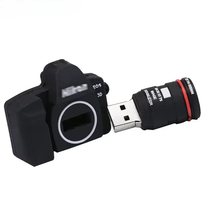 Hot Selling Camera Shape USB Flash Memory Stick Thumb Drive 64GB/32GB /16GB Memory Stick Flash Card Photography Gifts