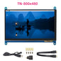 7 Inch Touch Screen Raspberry Pi 5 Capacitive Hdmi-Compatible TFT LCD for Orange Pi 5 plus 3B RPI 5 4B 3B+ PC Windows AIDA64