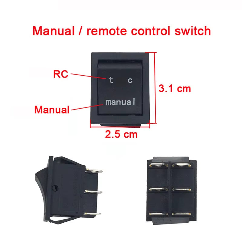 Electric Cars for Kids Electrical Car Switch Toy Car Electric Motorcycle Switch Remote Control Car Switch Motorcycle Accessories