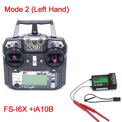 Original Flysky Fs-I6X 10CH 2.4Ghz AFHDS 2A RC Transmitter with Fs-Ia6B Fs-Ia10B FS-X6B FS-A8S Receiver for Rc Airplane Drone