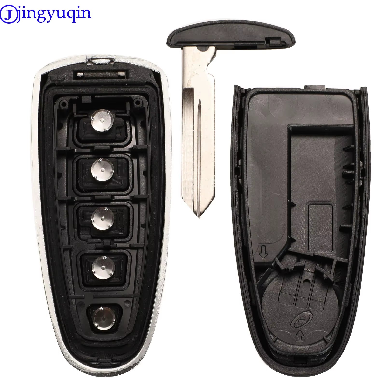 5 Buttons Remote Car Key Case Cover Fob for Ford Explorer Edge Escape Flex Taurus 2011 2012 2013 2014 2015 Smart Car