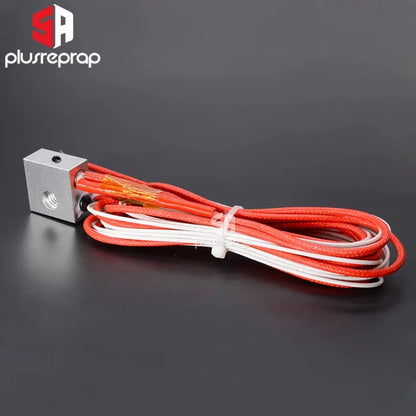 MK8 Extrusion V5 J-Head Hotend Heating Aluminum Block 20X20X10Mm with Thermistor Ceramic Heater 12V 24V 40W for 3D Printer Part
