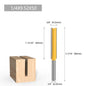Router Bit 1/4 Shank Extension Long Straight Trimming Knife CNC Bit Milling Cutters for Wood Edge Cutting MC01002