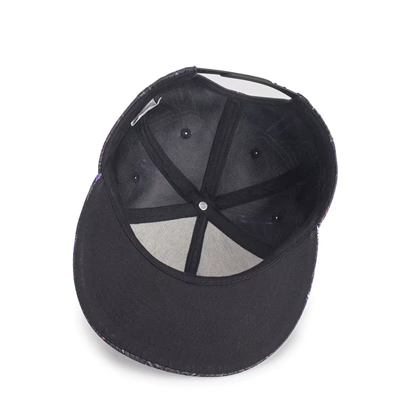 Fashion Summer Baseball Cap for Men Women Hip Hop Hat Sport Skateboard Flat Peaked Hat Bone Snapback Caps Casquette Homme