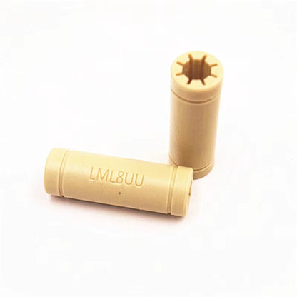 1Pc Solid Polymer LM8LUU Linear Bearings Bushing LM8LUU 8MM 8*15*45 Mm Prusa for Mendel DIY CNC Motion