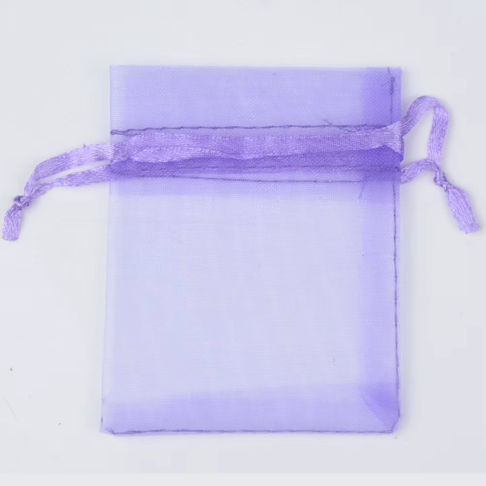 50Pcs/Lot 24 Colors Jewelry Bag Organza Gift Bags for Jewelry Packaging Bags Wedding Gift Storage Drawstring Pouches Wholesale