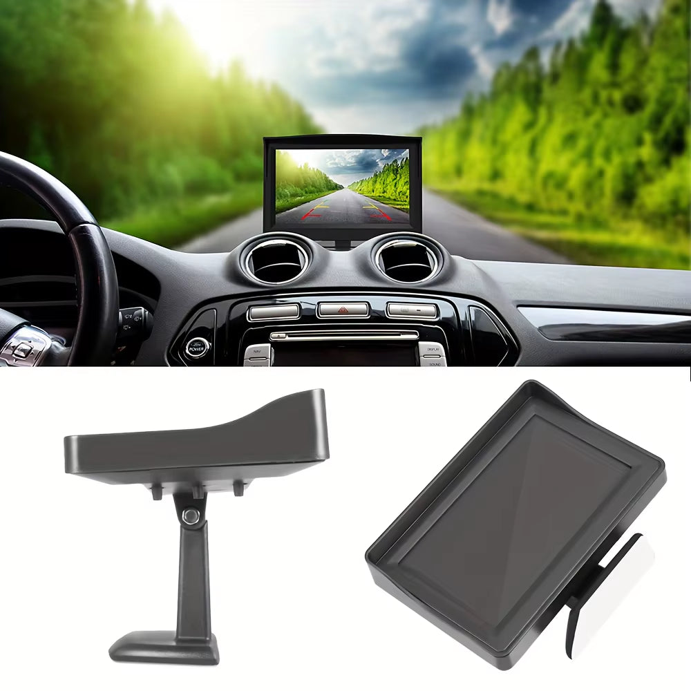 Car Monitor Camera 4.3-Inch Display HD Reversing Rearview Camera Car Reversing Kit for Car Pickup Universal RV SUV ALL