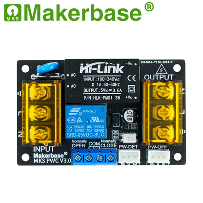 MKS PWC Power Monitoring Auto Power off Continued to Play Module Automatically Put off Power Detect 3D Printer Parts