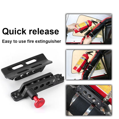 Extinguisher Mount Bracket Adjustable Fit for Sport/ JK/ Sahara Fire Extinguisher Bottle Fire Extinguisher Holder