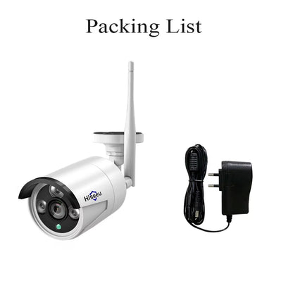 Hiseeu 5MP Security Wireless IP Camera for Wireless CCTV System 3MP 1080P WIFI Outdoor Waterproof IP Camera View Eseecloud APP