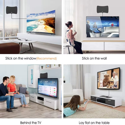 2026 New 4K HD 1080P TV Antenna HDTV Amplifier Antenna Digital HDTV Antenna Flat TV Antenna