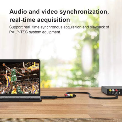 USB Video Capture Card Easy Cap VHS VCR Mini DV Hi8 DVD to Digital Converter Rca/S-Video to USB 2.0 Audio Video Record Capture