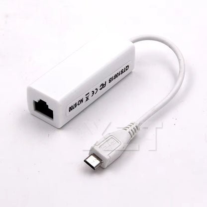 Micro USB to Lan Card Connector for Tablet 2.0 5 Pin 10/100 Male RJ45 Female Ethernet LAN Network Card Adapter