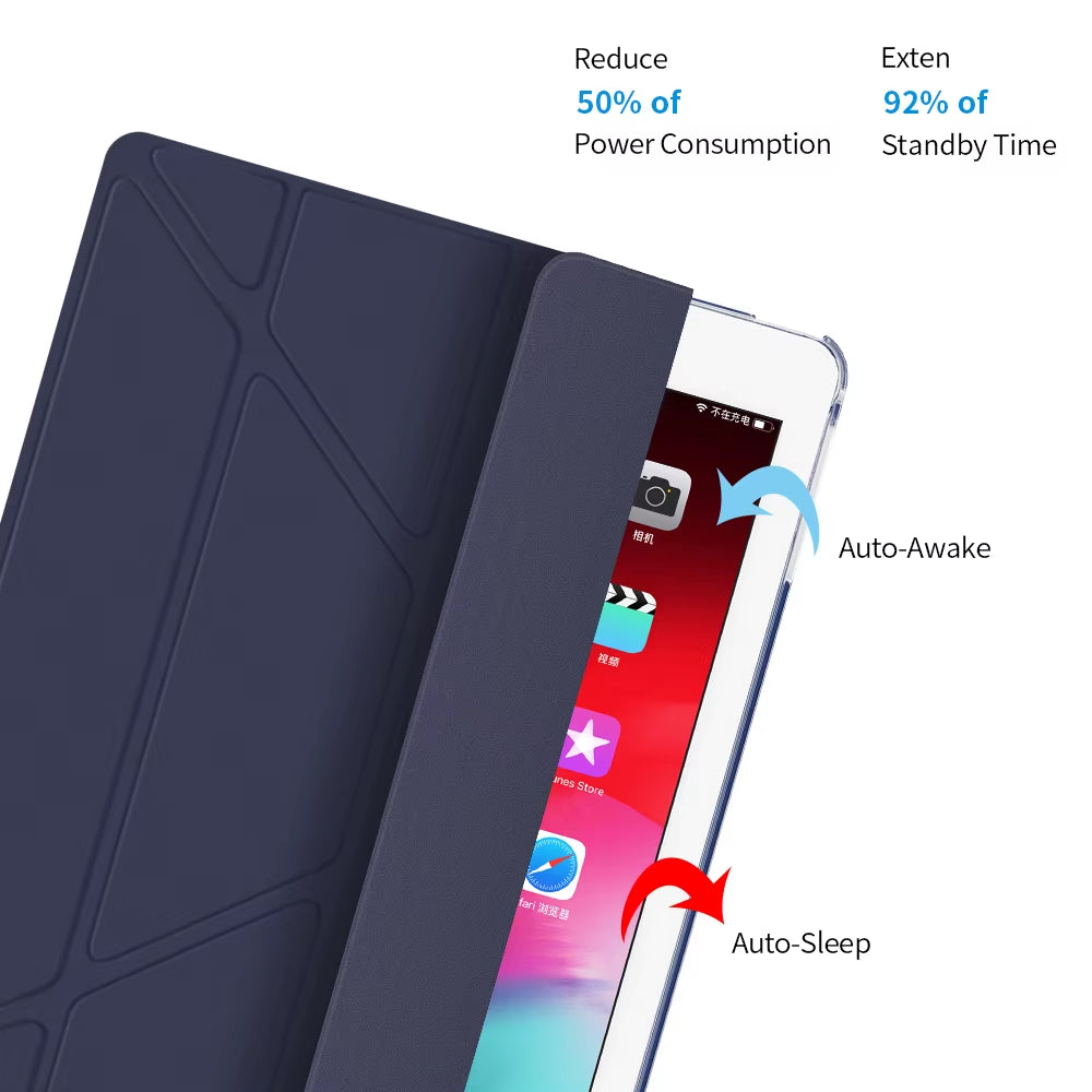 For Ipad 2 3 4 Air 1 2 3 Case Silicone Cover for Ipad 10.2 9.7 6Th 7Th 8 Generation Case for Ipad Pro 11 Air 2024 Mini 5 6 Capa