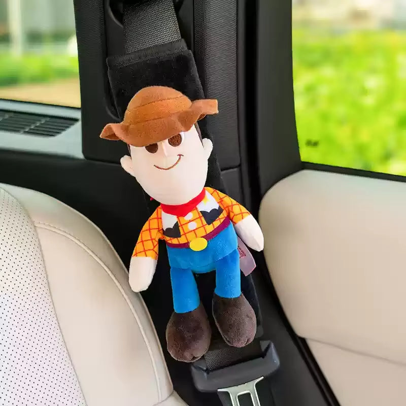 Cute Cartoon Image Car with Shoulder Protection Cover Car Shoulder Protection with Interior Decoration with Protective Cover