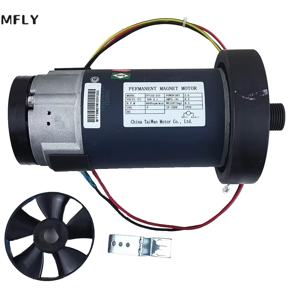 Treadmill Dc Motor Permanent Magnet Dc Motor 2.0Hp Dc180V 5A
