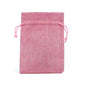 50Pcs/Lot Drawstring Natural Burlap Bag Jute Gift Bags Multi Size Jewelry Packaging Wedding Bags with Candy Bag Can Custom Logo