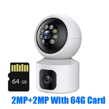 Hiseeu 2K 4MP PTZ IP Camera WIFI Wireless Smart Home Security Surveillance Camera Two-Way Audio Indoor Baby Pet Monitor Camera