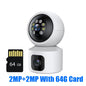Hiseeu 2K 4MP PTZ IP Camera WIFI Wireless Smart Home Security Surveillance Camera Two-Way Audio Indoor Baby Pet Monitor Camera