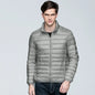 New Autumn Winter Man 90% Duck down Jacket Ultra Light Thin S-3XL Spring Jackets Men Stand Collar Outerwear Coat