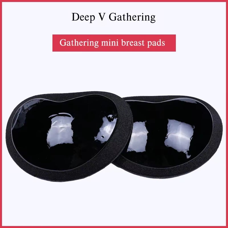 Invisible Heart Padding Magic Bra Insert Pads Push up Silicone Self Adhesive Breast Enhancer Women Intimates Breast Lift Nipple
